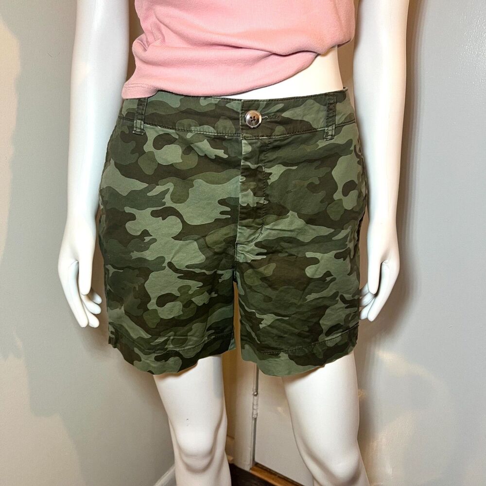 Old Navy Camouflage Shorts 6 Mcbling Y2K Grunge Gorpcore Outdoors Summer Hiking